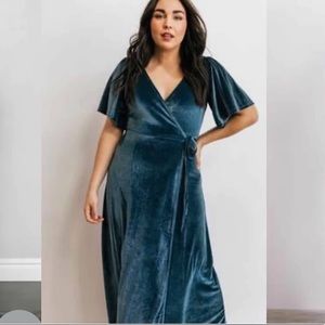 Baltic Born Velvet wrap dress
